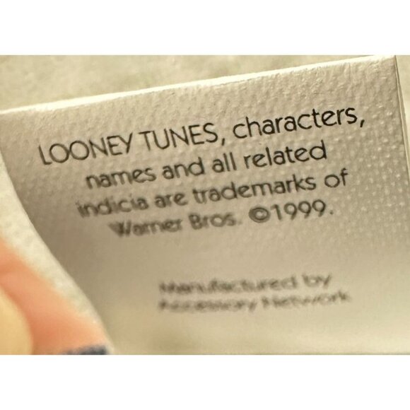 Vintage Tweety Looney Tunes Baseball Cap Youth  One Size Blue Denim Embroidered - Picture 5 of 16